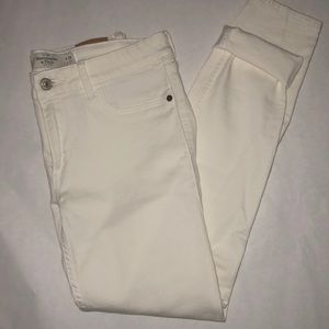 White Abercrombie Jeans